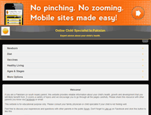 Tablet Screenshot of childspecialistpakistan.com